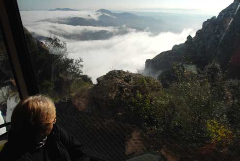 Montserrat - w drodze na górę