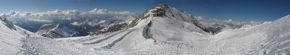 Panorama - Lodowiec Zillertal