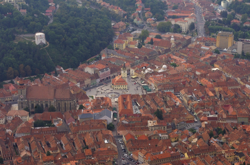 Brasov z góry